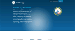 Desktop Screenshot of jurisolutions.com
